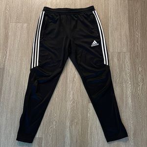 Adidas tapered running athletic pants